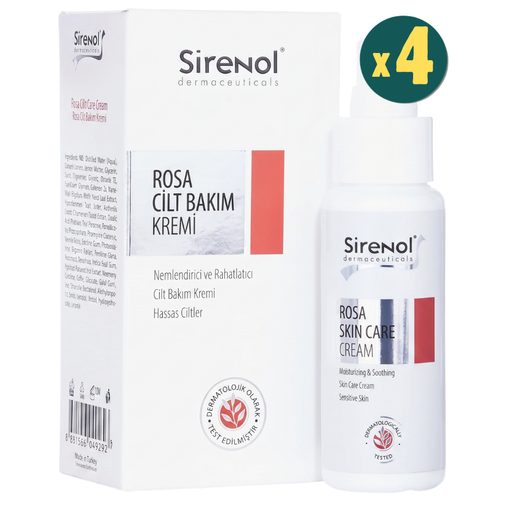 Sirenol Rosa Cilt Bakım Kremi 60 ml 4 Adet Fiyatları - Modern Eczane