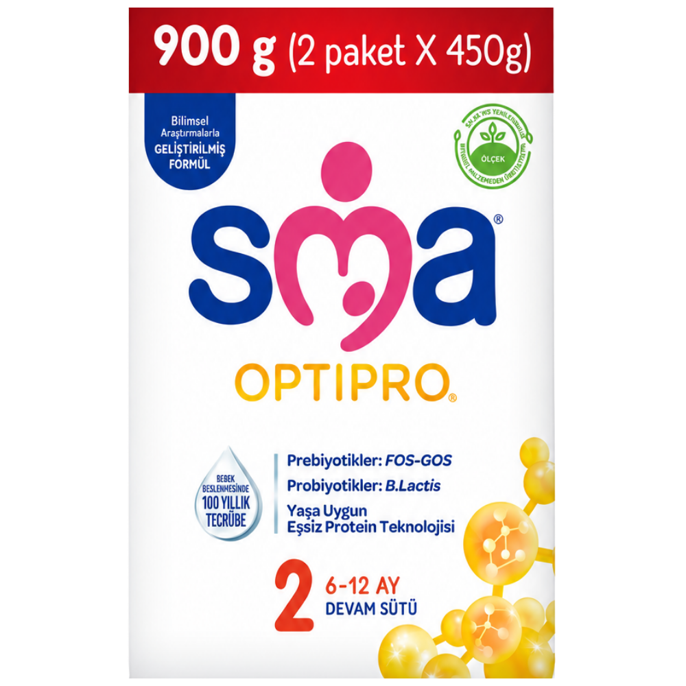 SMA Optipro 2 Devam Sütü 450 gr 2'li Fiyatları - Modern Eczane