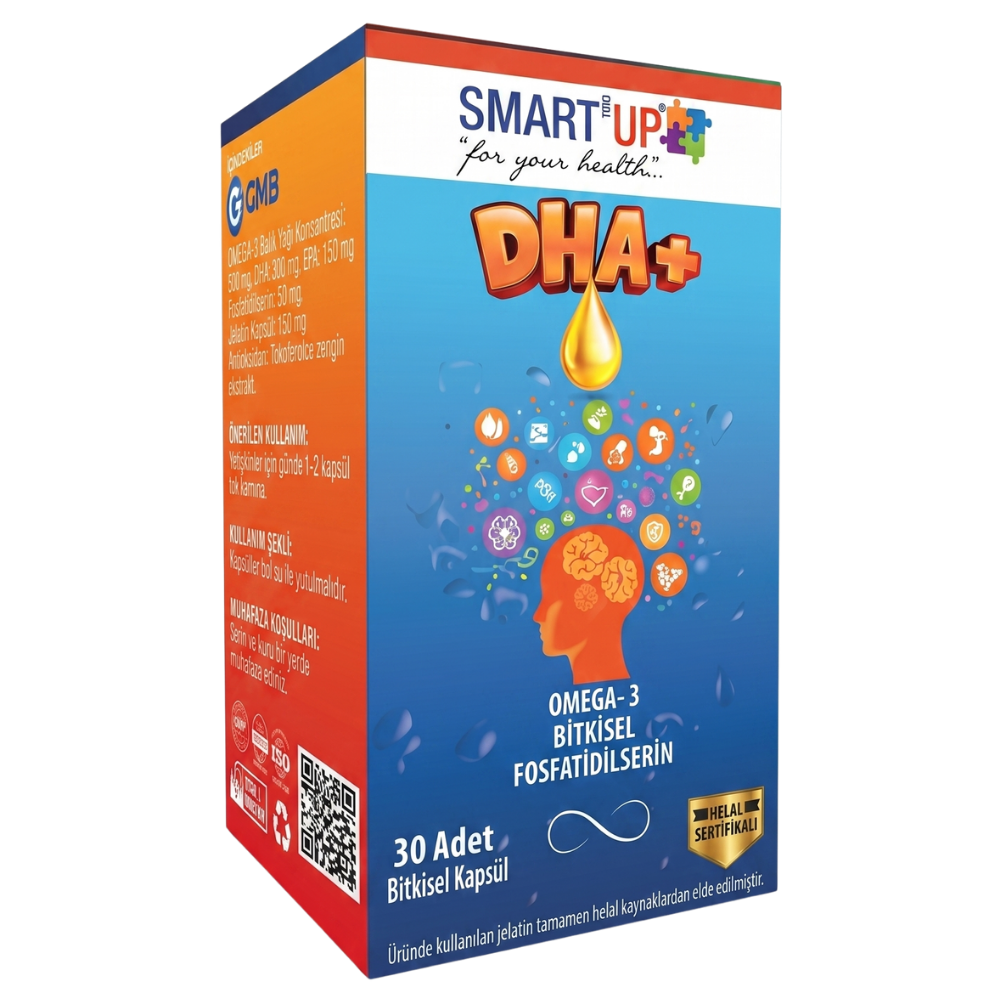 Smart Up Omega 3 Sitikolin Fosfatidilserin 30 Kapsül Fiyatları - Modern Eczane