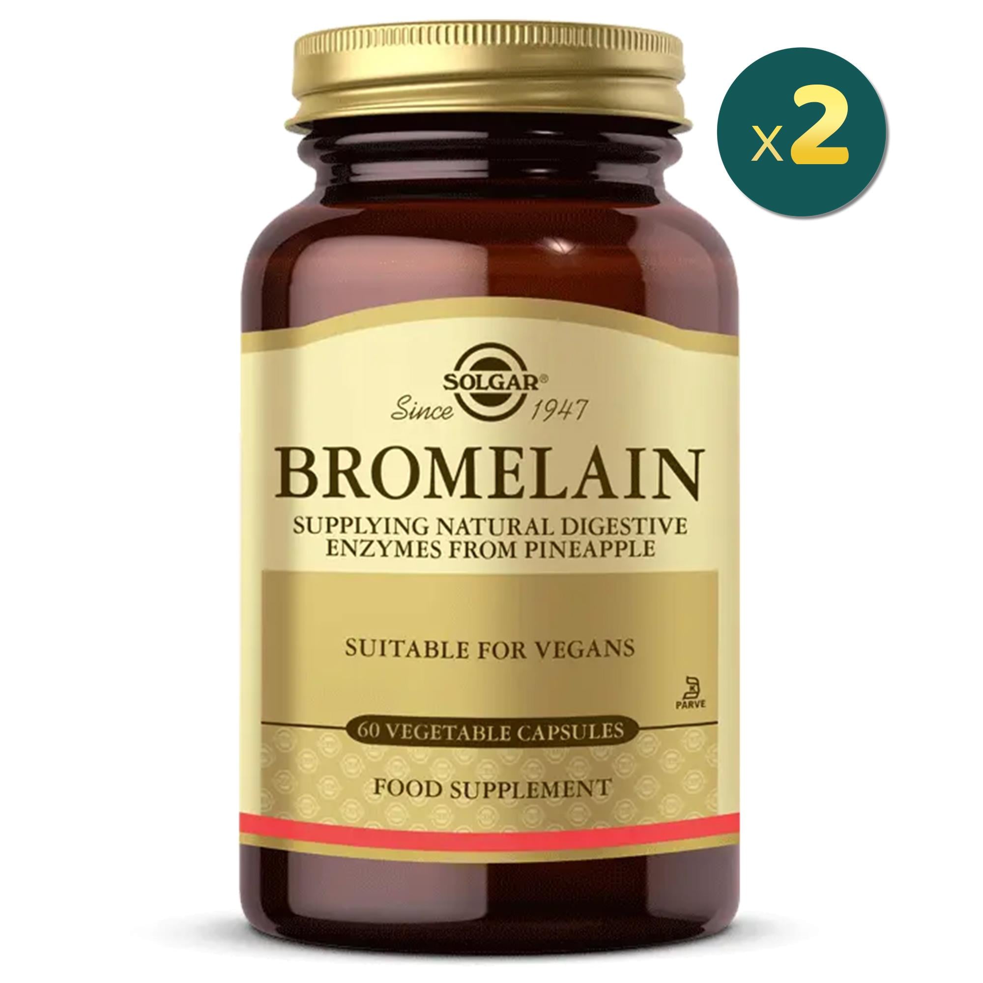 Solgar Bromelain 60 Kapsül 2 Adet Fiyatları - Modern Eczane