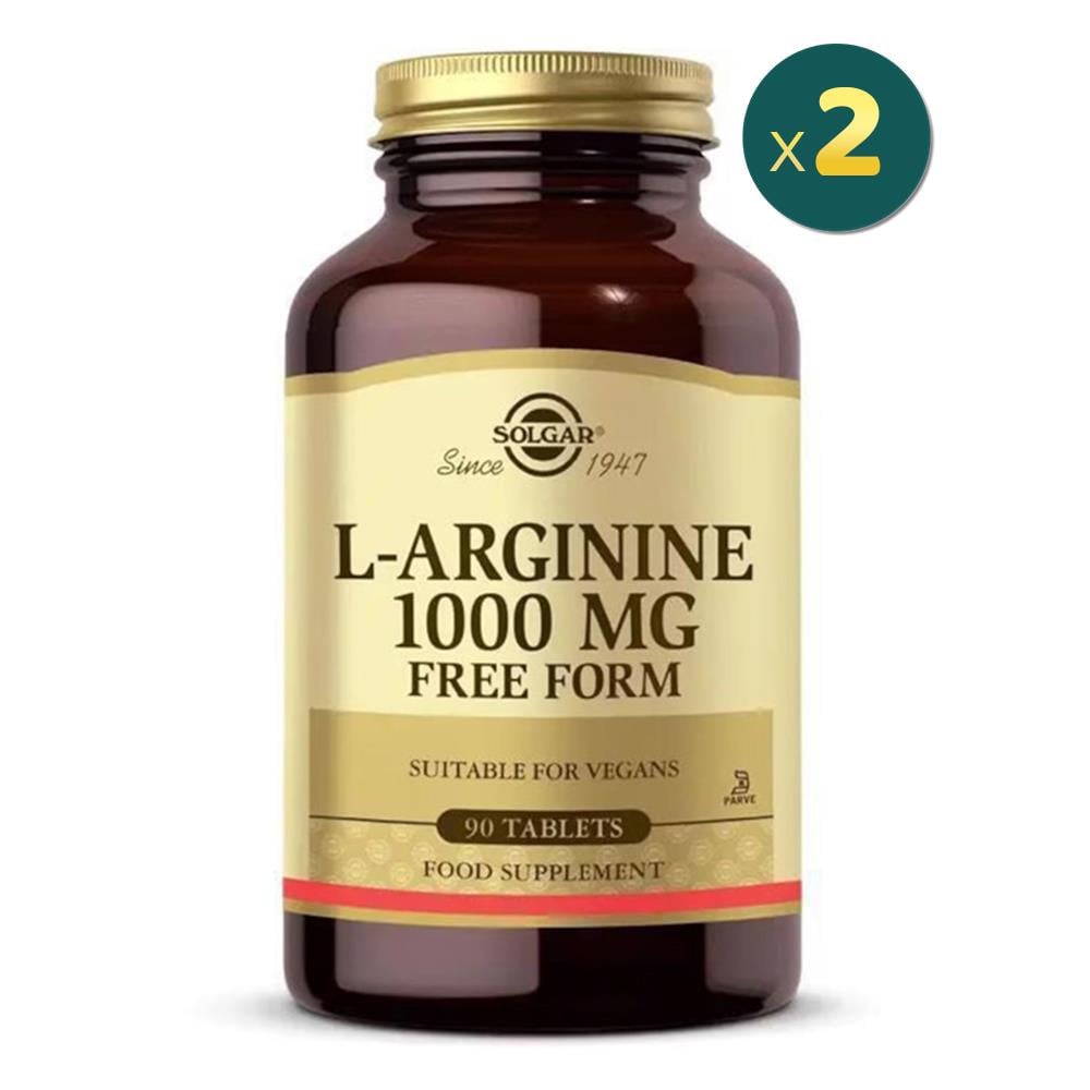 Solgar L-Arginine 1000 Mg 90 Tablet 2 Adet Fiyatları - Modern Eczane