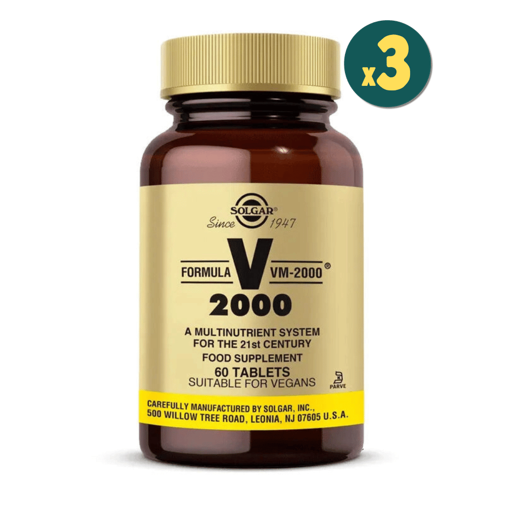 Solgar VM 2000 Multivitamin 60 Tablet 3 Adet Fiyatları - Modern Eczane