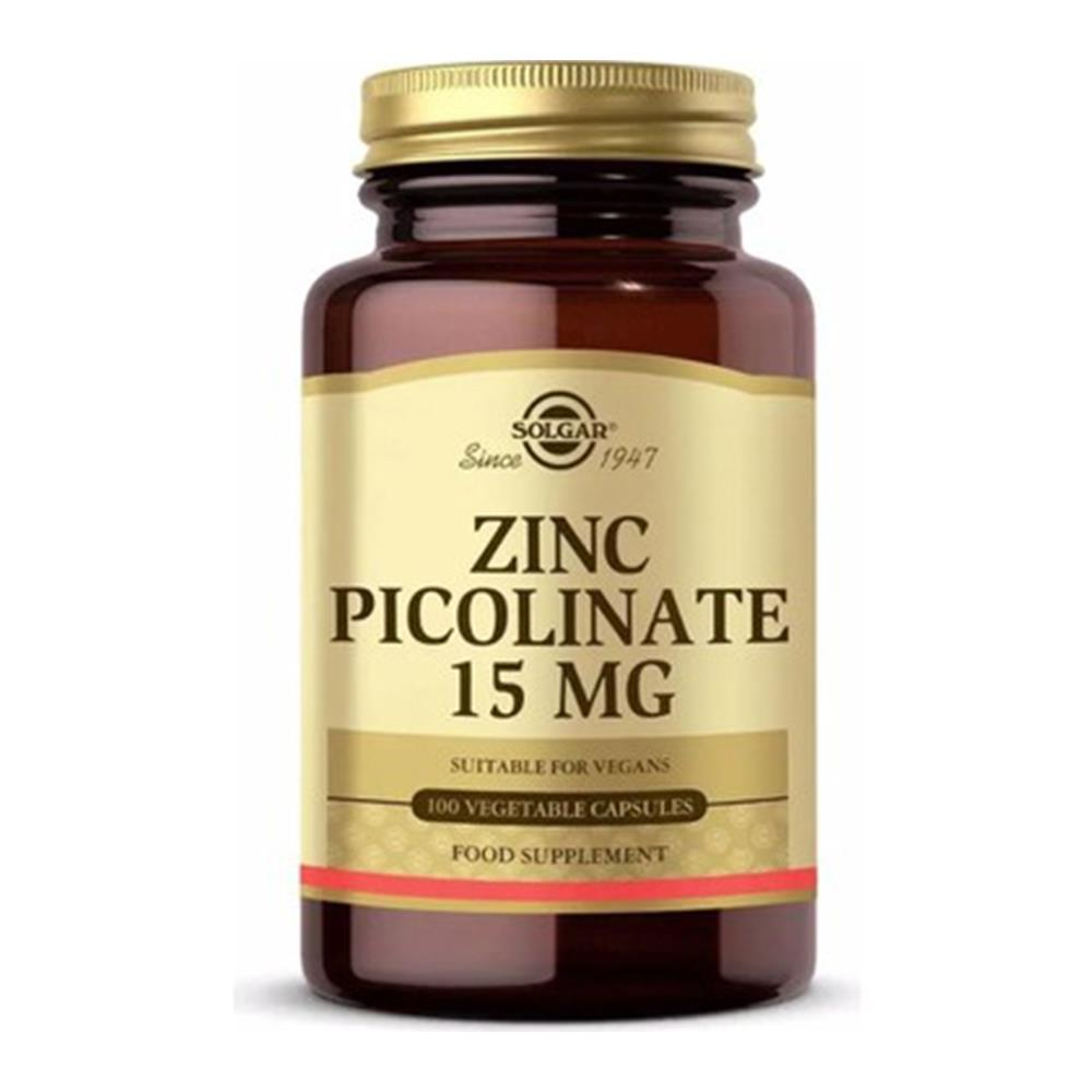 Solgar Zinc Picolinate 15 mg 100 Kapsül Fiyatları - Modern Eczane