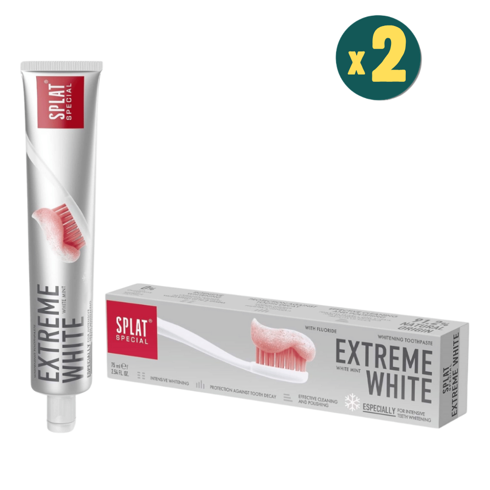Splat Extreme White 2 Ton Beyazlatıcılı Diş Macunu 75 ml 2 Adet Fiyatları - Modern Eczane