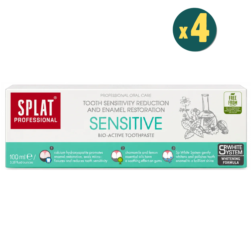 Splat Professional Sensitive Diş Macunu 100 ml 4 Adet Fiyatları - Modern Eczane
