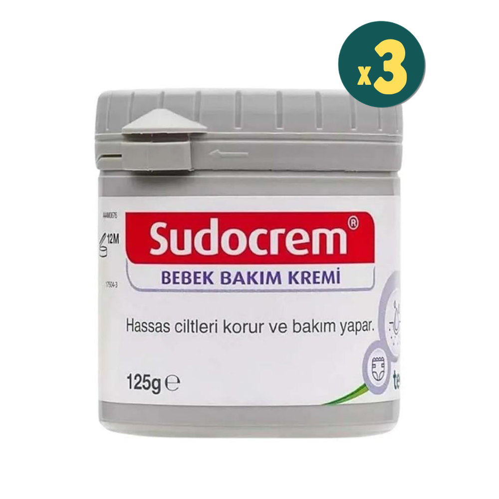 Sudocrem Bebek Bakım Kremi 125 gr 3 Adet Fiyatları - Modern Eczane