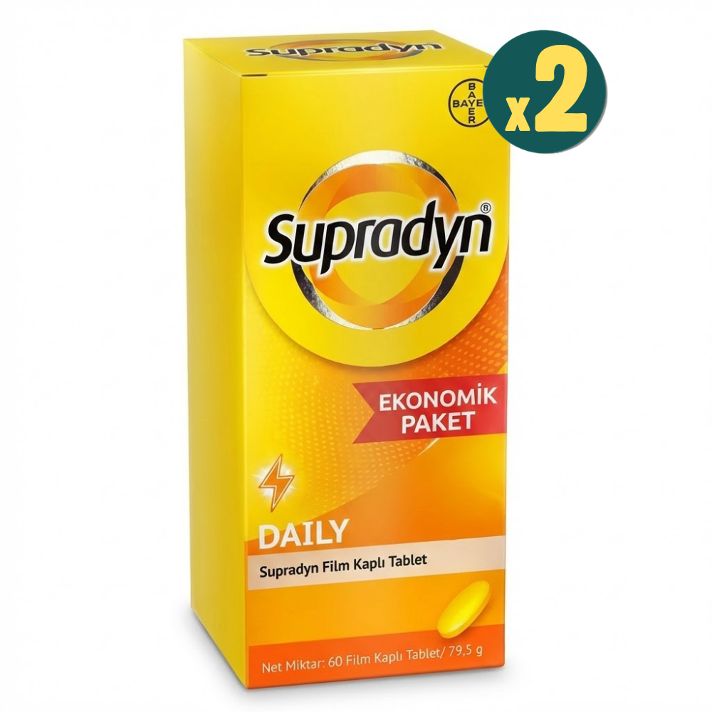 Supradyn Daily Koenzim Q10 60 Film Kaplı Tablet 2 Adet Fiyatları Modern Eczane