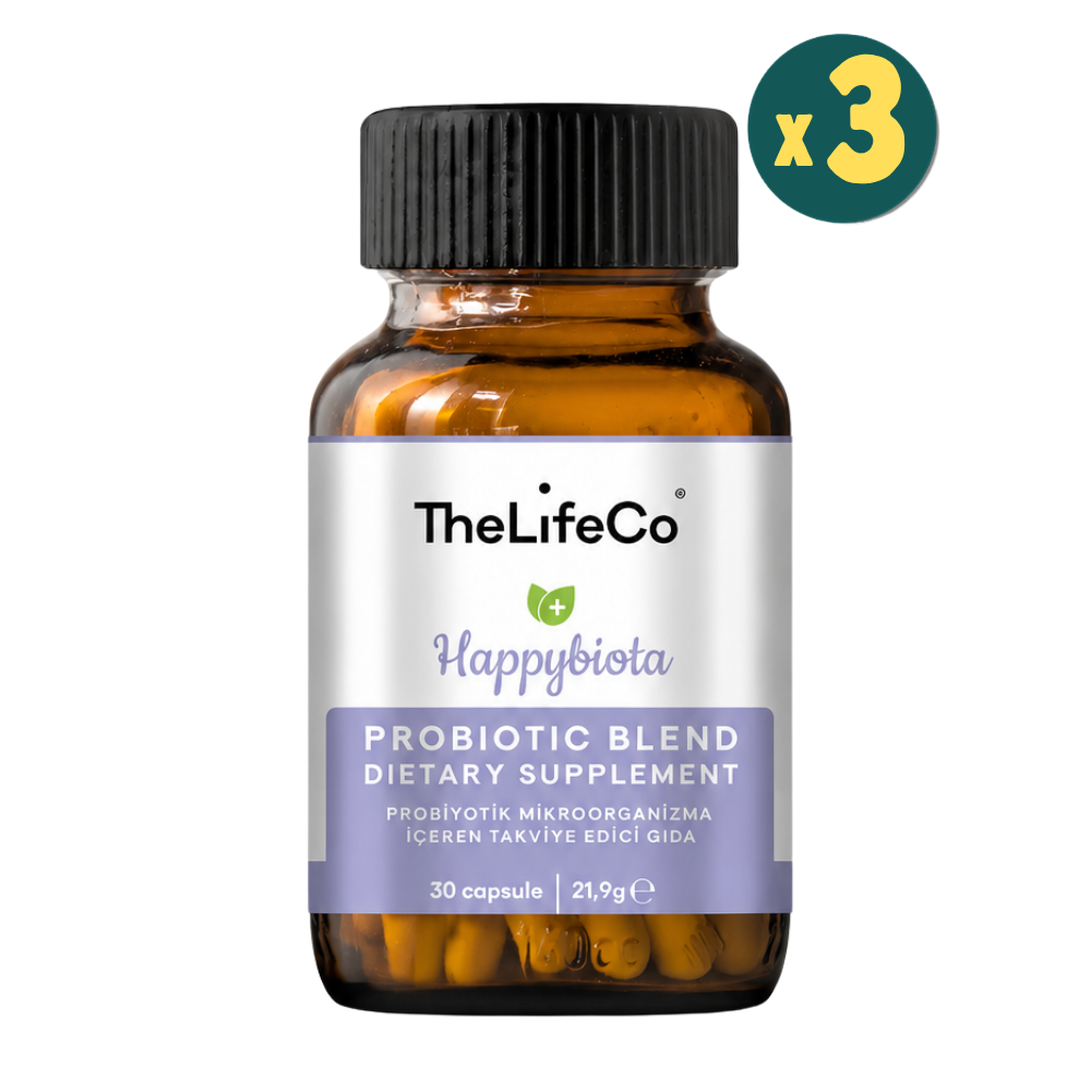 TheLifeCo Happybiota Probiyotik Alerji 30 Kapsül 3 Adet Fiyatları - Modern Eczane
