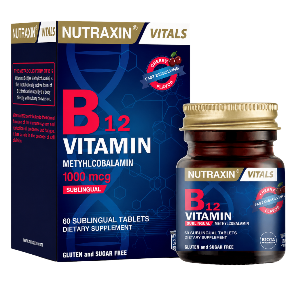 Toptan Nutraxin B12 Vitamin 60 Tablet Fiyatları - Modern Eczane