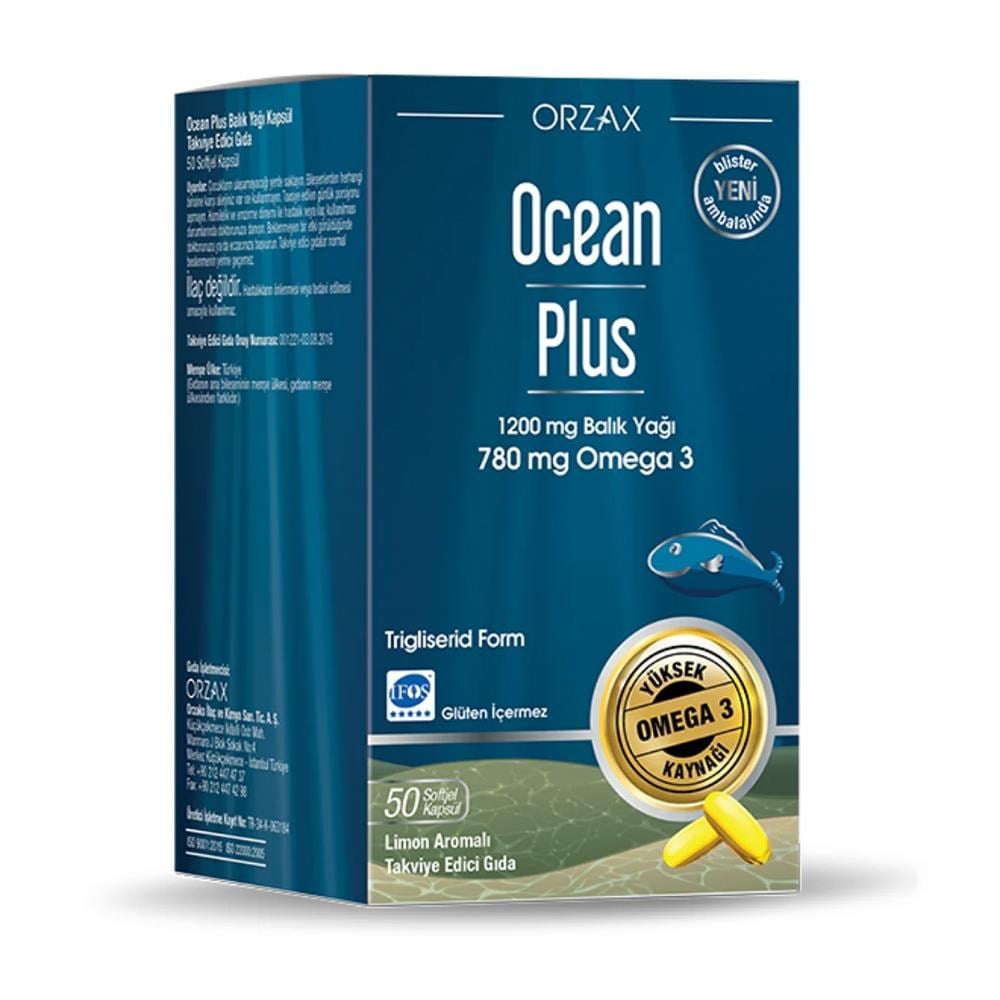 Toptan Ocean Plus 1200 mg 50 Kapsül – Modern Eczane