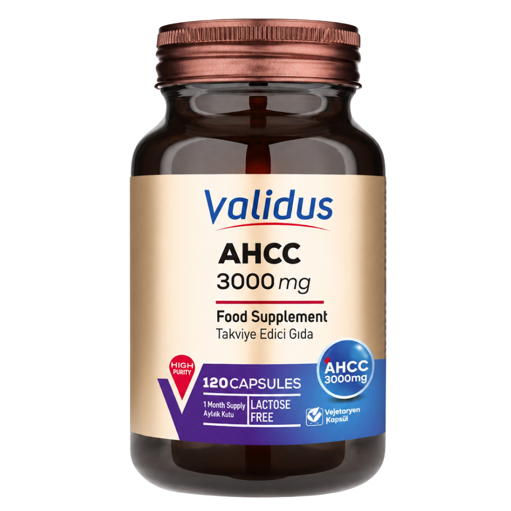 Validus AHCC 3000 mg 120 Kapsül | Takviye Edici Gıda - Modern Eczane
