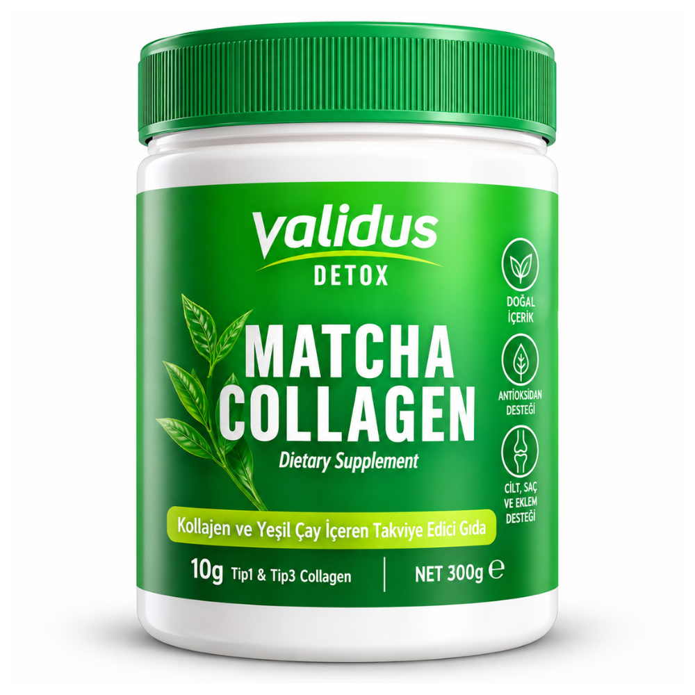 Validus Collagen Peptides + Matcha Powder 300 g Fiyatları - Modern Eczane