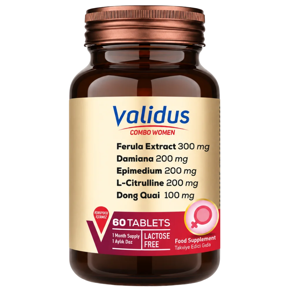 Validus Combo Women Epimedium Damiana 60 Tablet Fiyatları - Modern Eczane