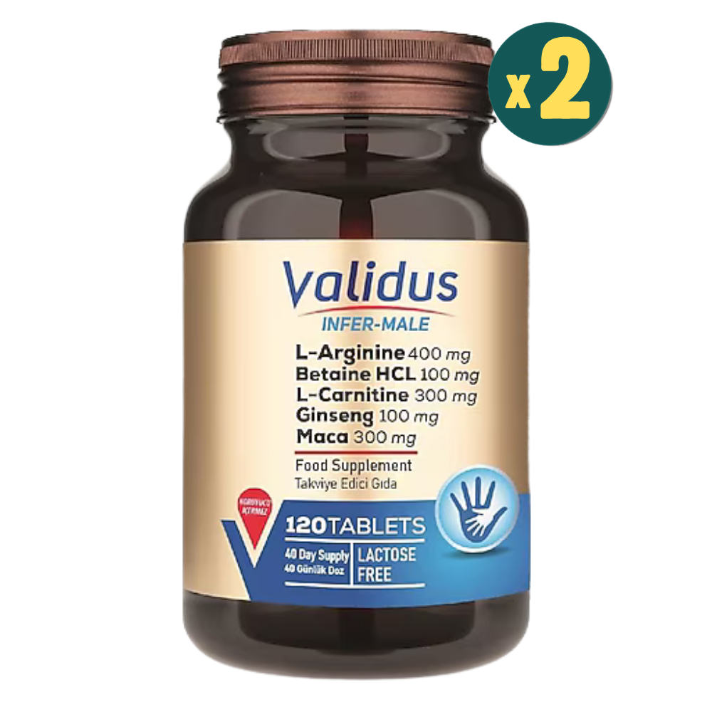 Validus Infer-Male 120 Tablet 2 Adet Fiyatları - Modern Eczane