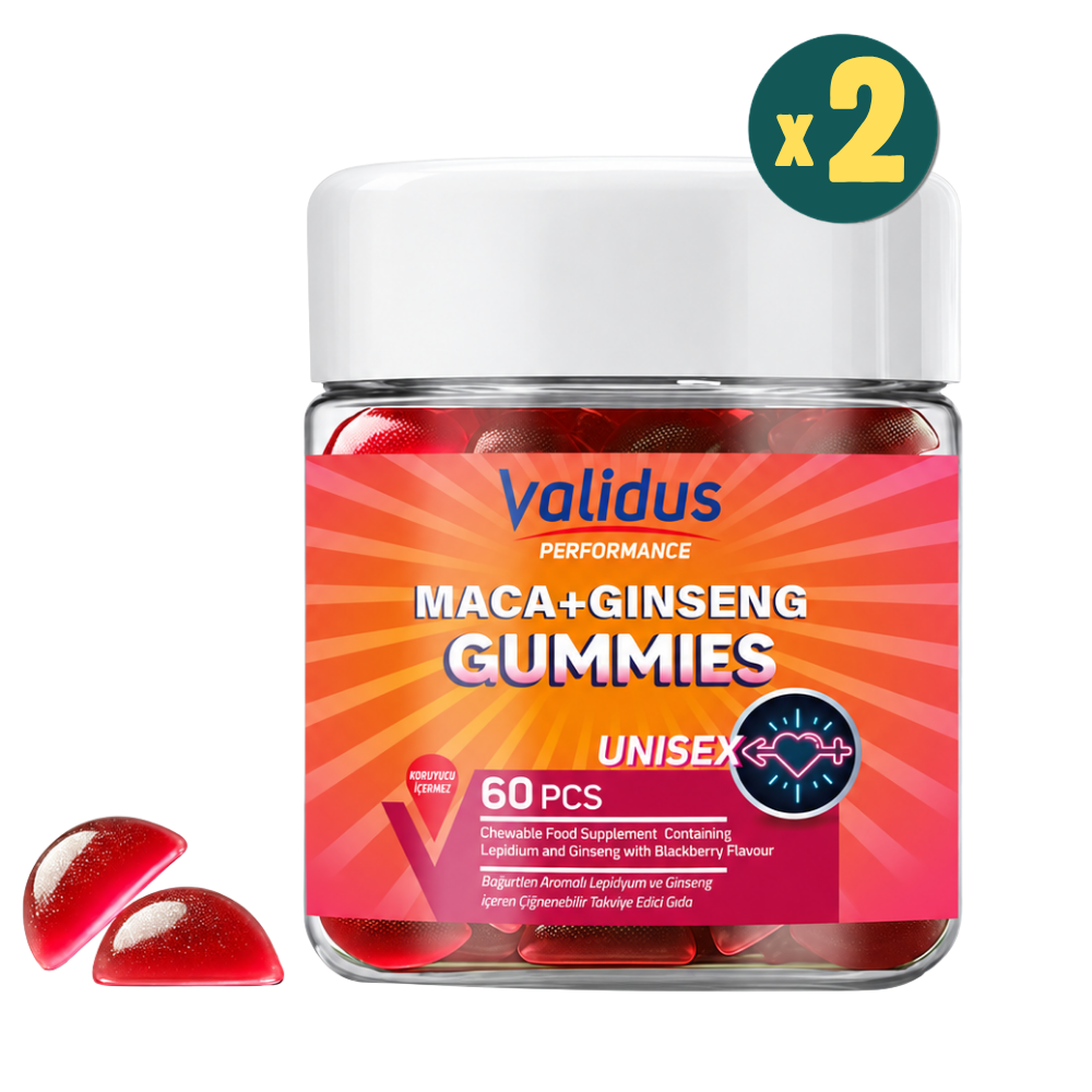 Validus Maca Ginseng 60 Gummies 2 Adet Fiyatları - Modern Eczanesi