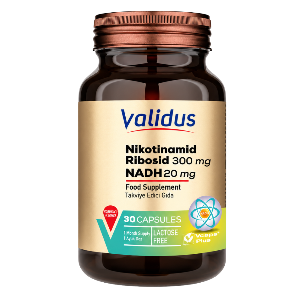 Validus Nikotinamid Ribosid + NADH 30 Kapsül Fiyatları - Modern Eczane