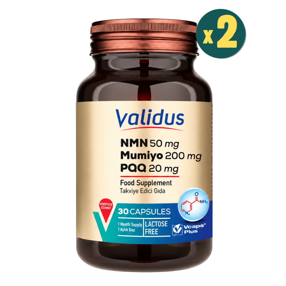 Validus NMN+Mumiyo+PQQ 30 Kapsül 2 Adet Fiyatları - Modern Eczane