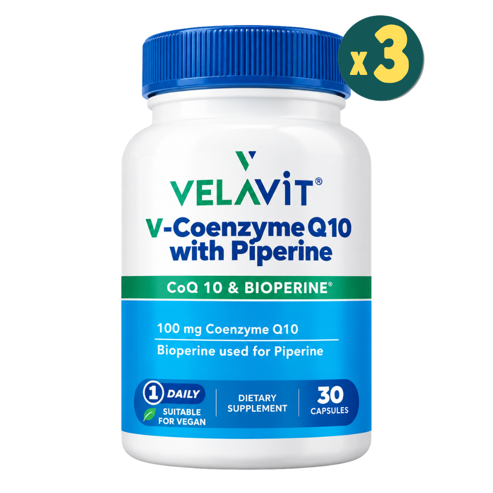 Velavit Coenzym Q10 With Piperine 30 Kapsül 3 Adet Fiyatları - Modern Eczane
