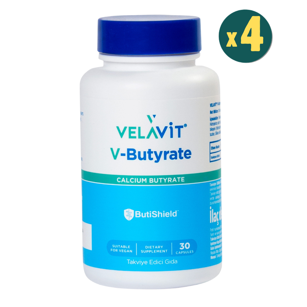 Velavit V-Butyrate Calcium 30 Kapsül 4 Adet Fiyatları - Modern Eczane