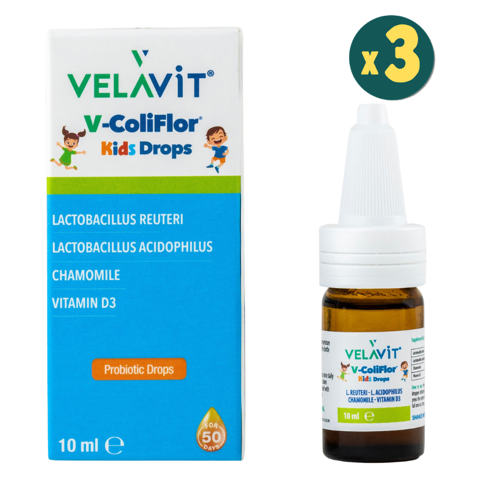 Velavit V-Coliflor Kids Drops 10 ml 3 AdetFiyatları - Modern Eczane