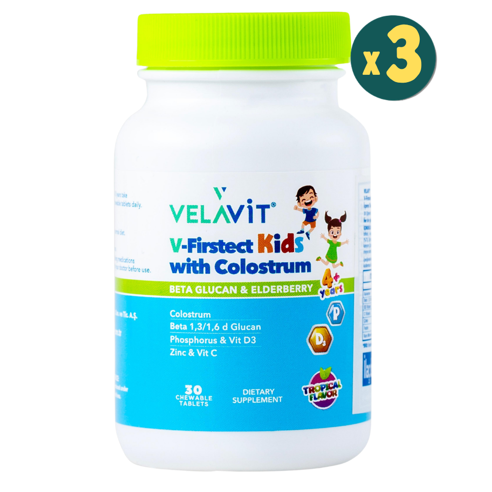Velavit V-Firstect Kids with Colostrum 30 Tablet 3 Adet Fiyatları - Modern Eczane