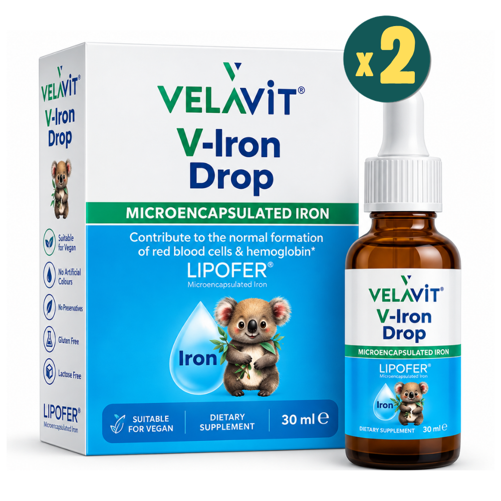 Velavit V-Iron Drop 30 ml 2 Adet Fiyatları - Modern Eczane