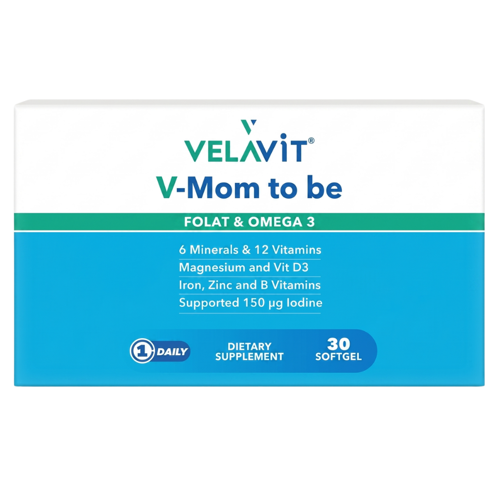 Velavit V-Mom To Be Folat ve Omega 3 30 Softgel Fiyatları - Modern Eczane