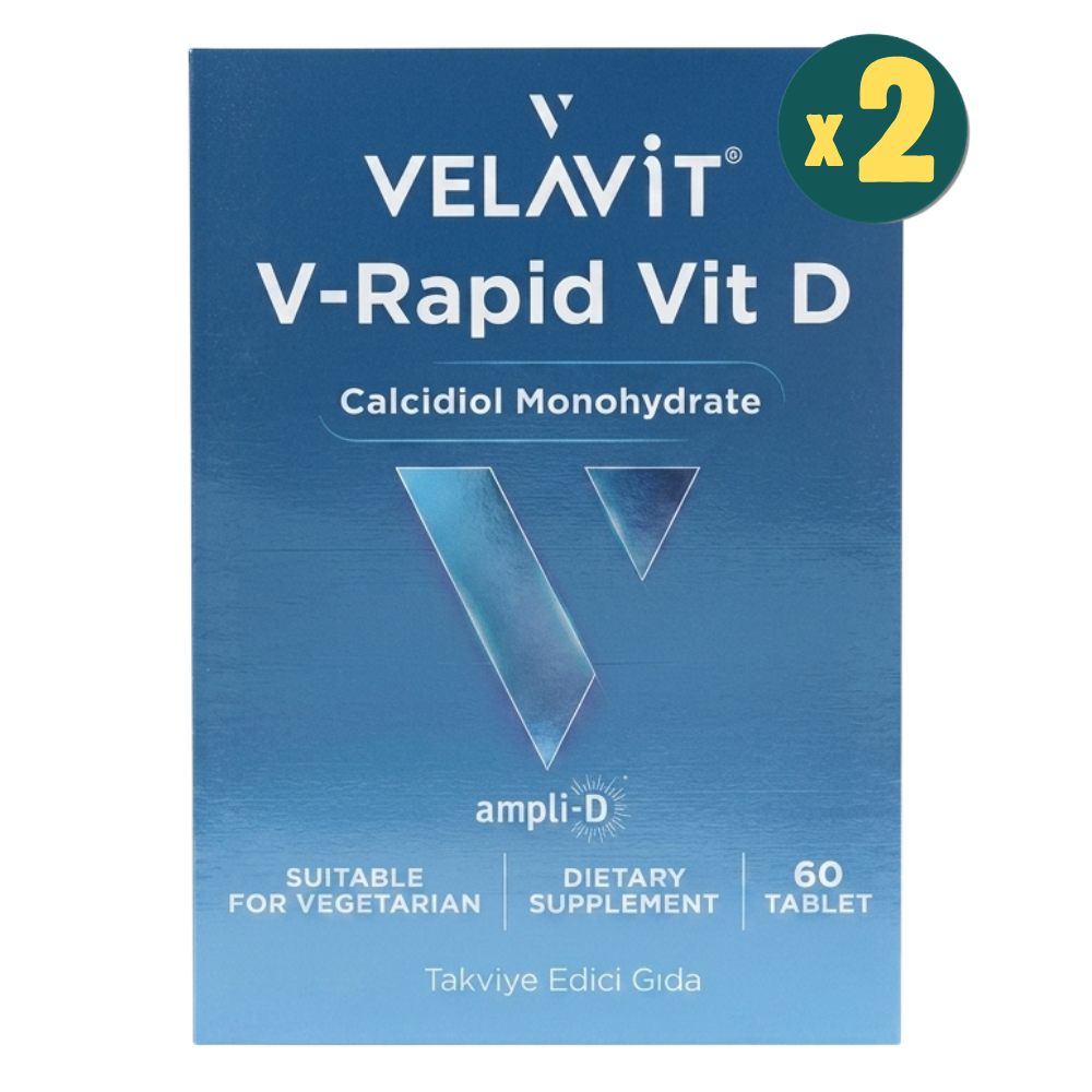 Velavit V-Rapid Vit D 60 Tablet 2 Adet Fiyatları - Modern Eczane