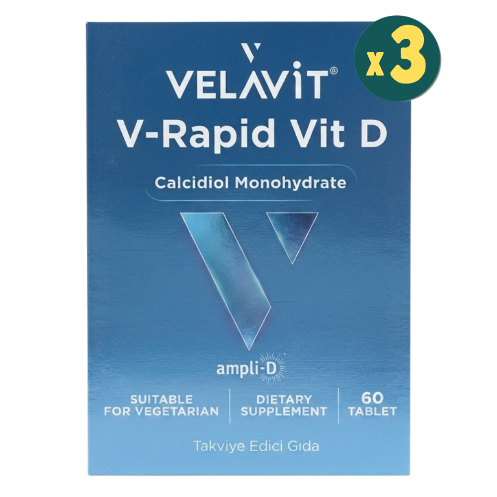 Velavit V-Rapid Vit D 60 Tablet 3 Adet Fiyatları - Modern Eczane