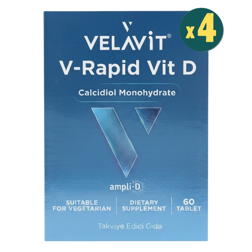Velavit V-Rapid Vit D 60 Tablet 4 Adet Fiyatları - Modern Eczane