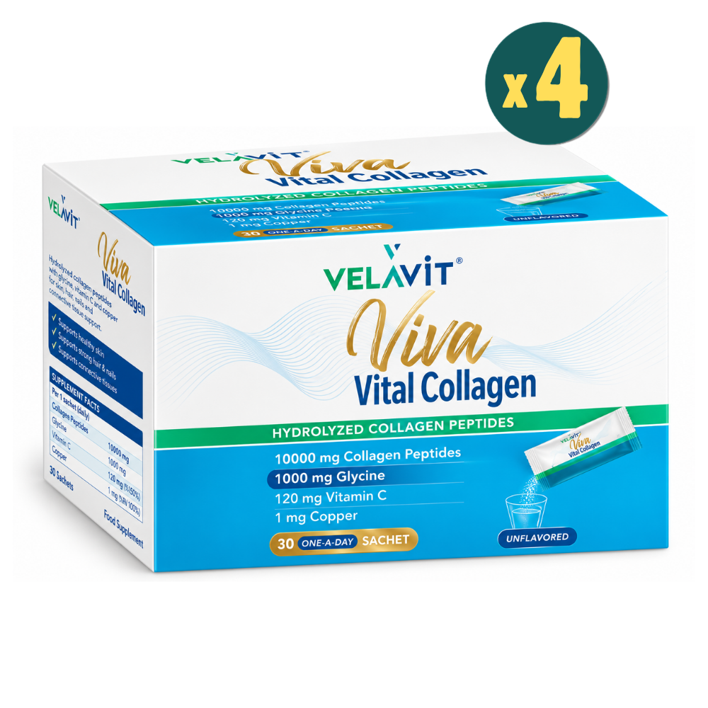 Velavit Viva Vital Collagen 30 Saşe 4 Adet Fiyatları - Modern Eczane