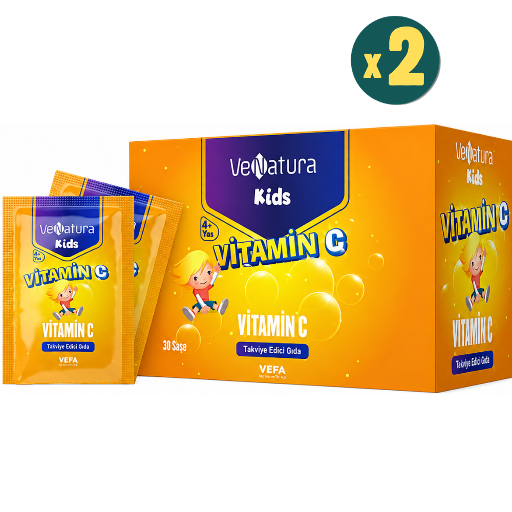 Venatura Kids Vitamin C 30 Saşe 2 Adet Fiyatları - Modern Eczane