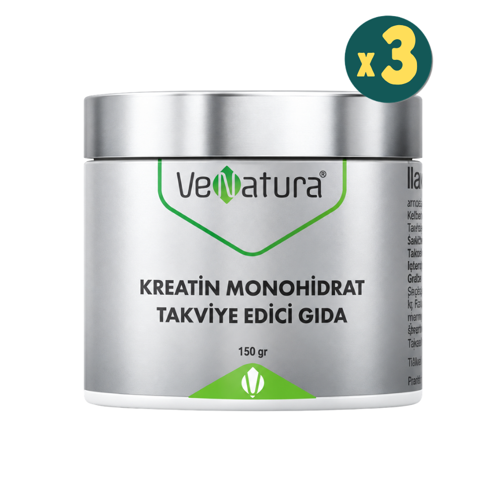 Venatura Kreatin Monohidrat 150 gr 3 Adet Fiyatları - Modern Eczane