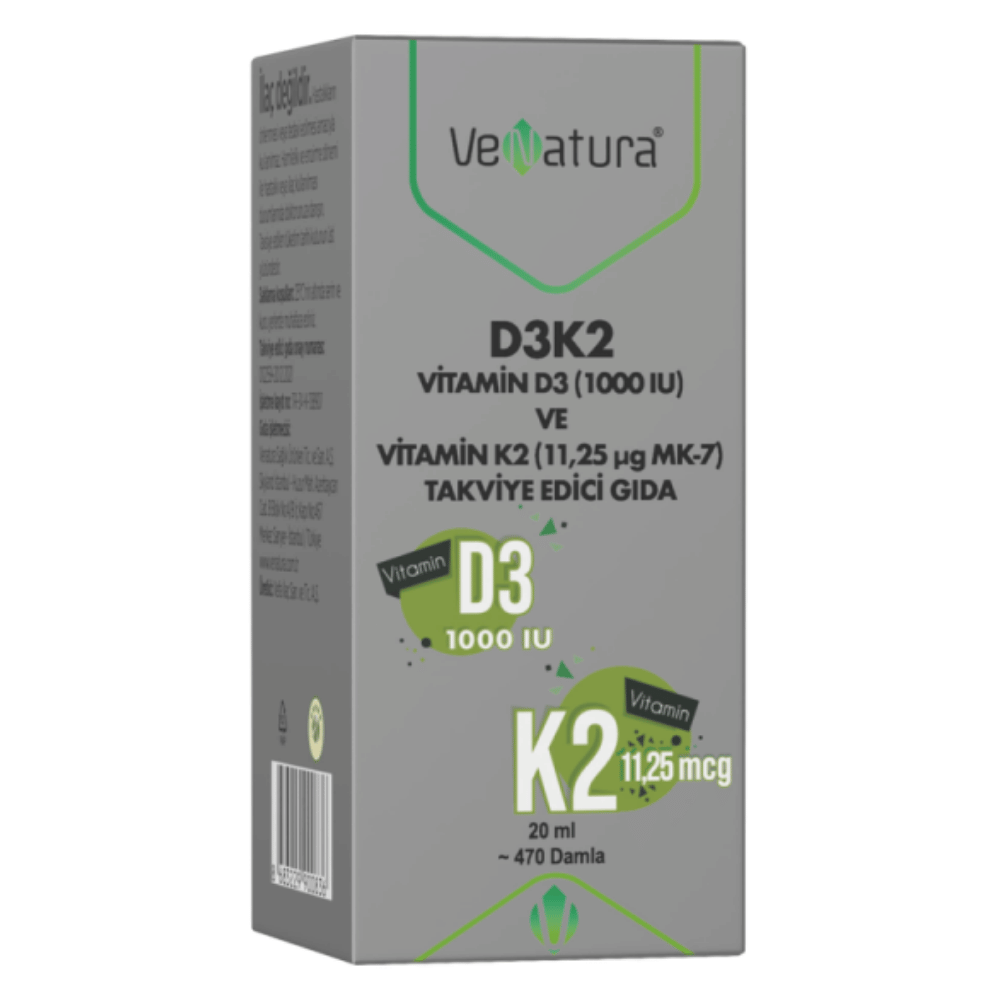 Venatura Vitamin D3K2 Damla 20 ml Fiyatları - Modern Eczane