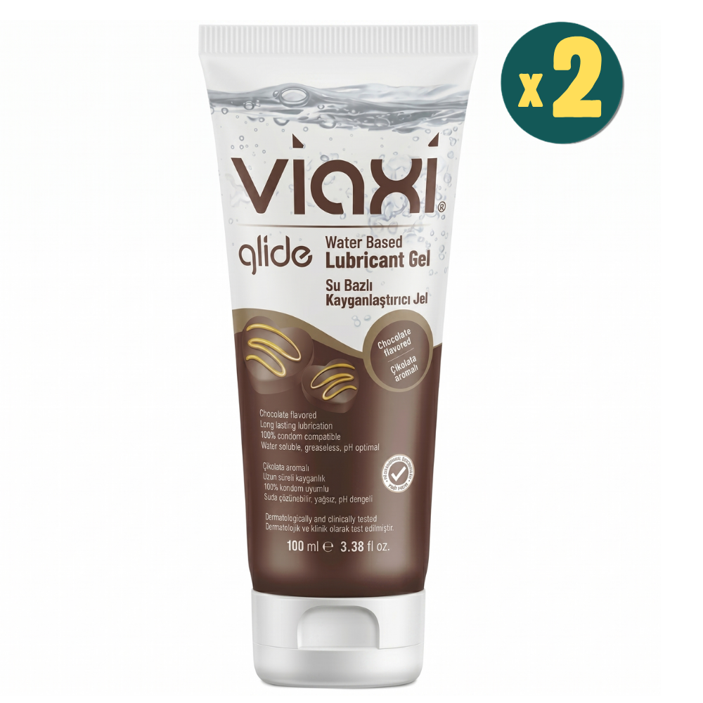 Viaxi Glide Kayganlaştırıcı Jel Çikolotalı 100 ml 2 Adet Fiyatları - Modern Eczane