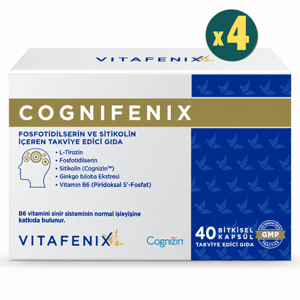 Vitafenix Cognifenix 40 Kapsül 4 Adet Fiyatları - Modern Eczane