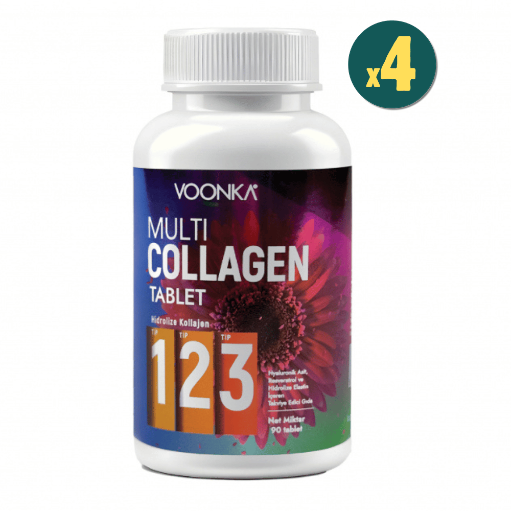 Voonka Collagen Multi 90 Tablet 4 Adet Fiyatları - Modern Eczane