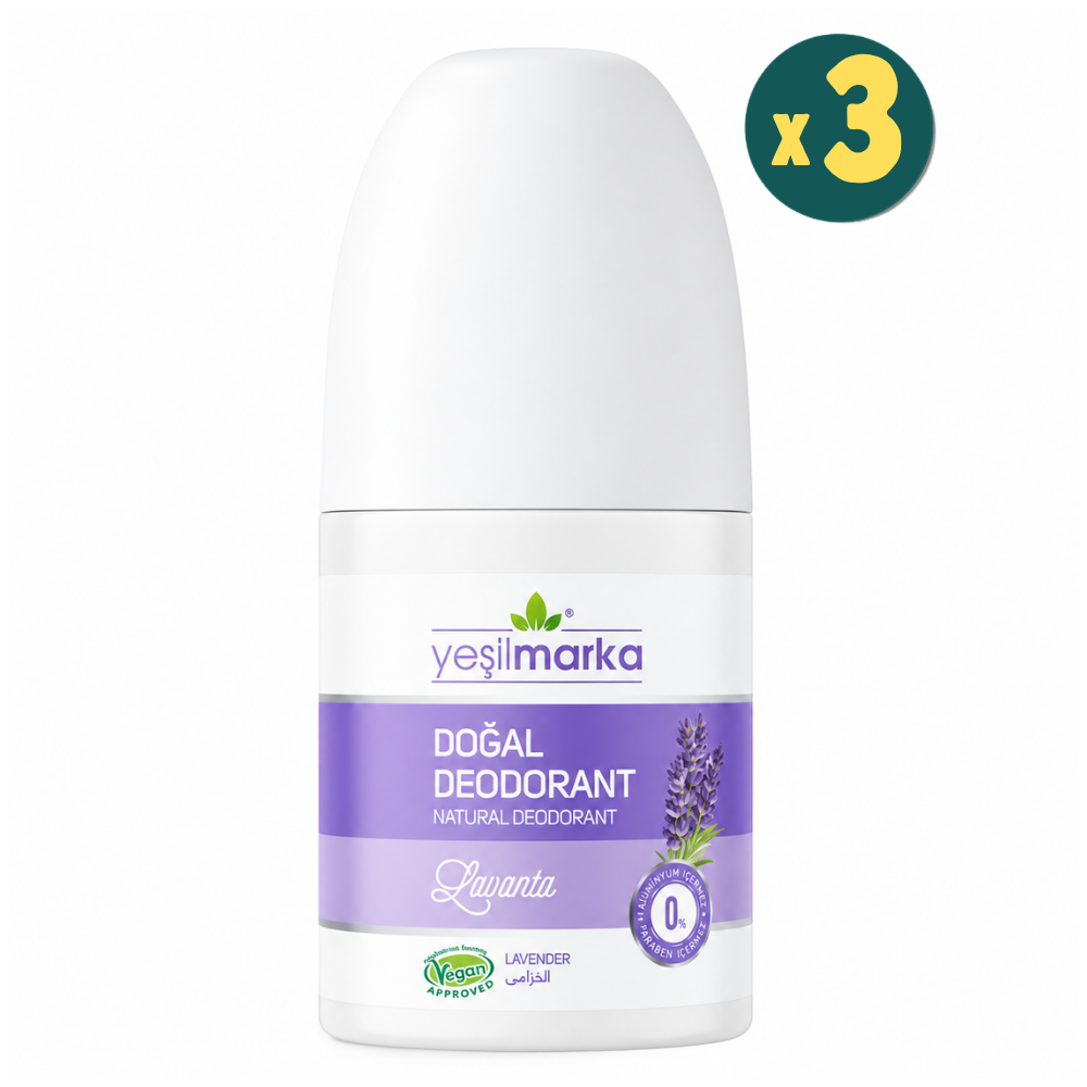 Yeşilmarka Roll-On Deodorant Lavanta Kokulu 50 ml 3 Adet Fiyatları - Modern Eczane