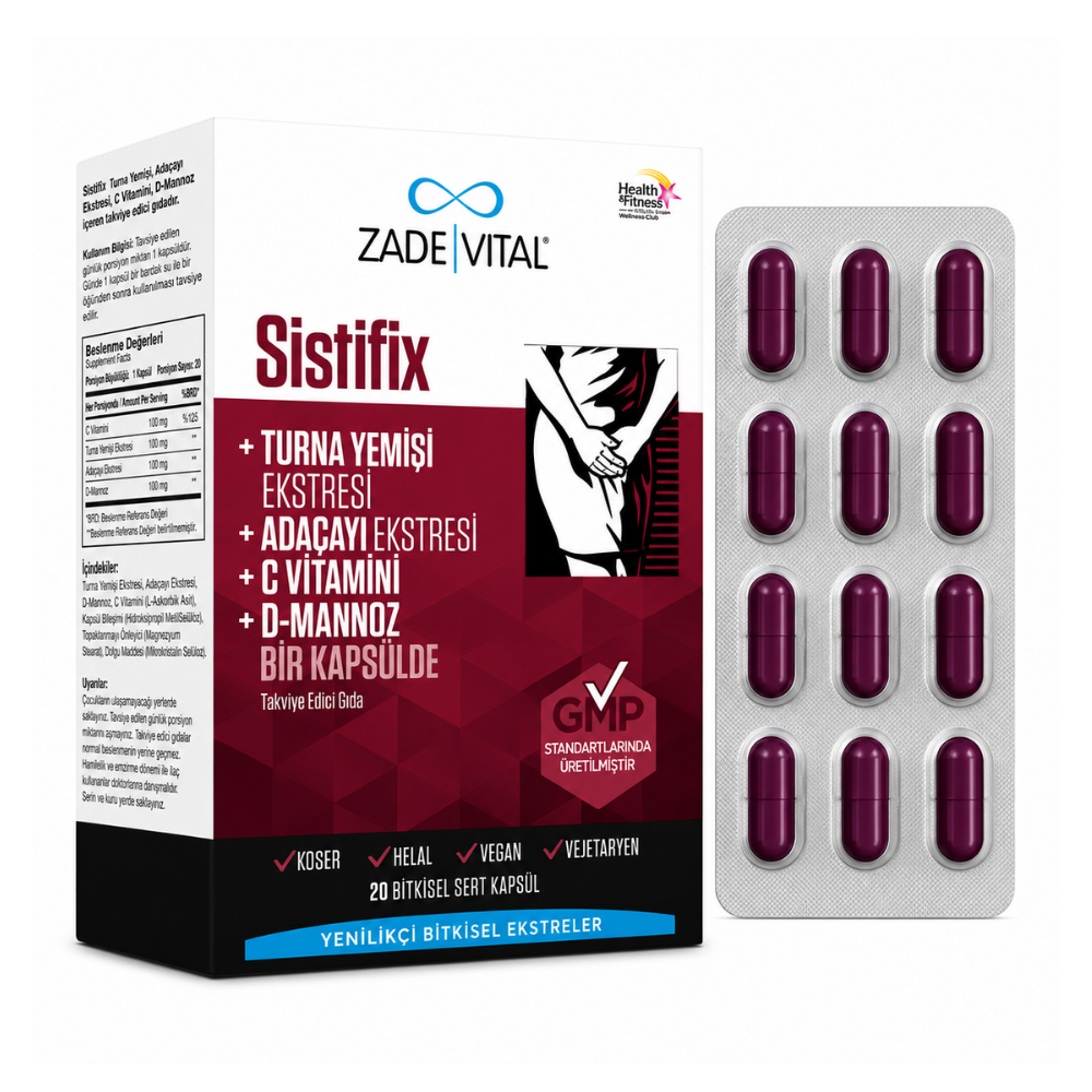 Zade Vital Sistifix 20 Kapsül Fiyatları - Modern Eczane