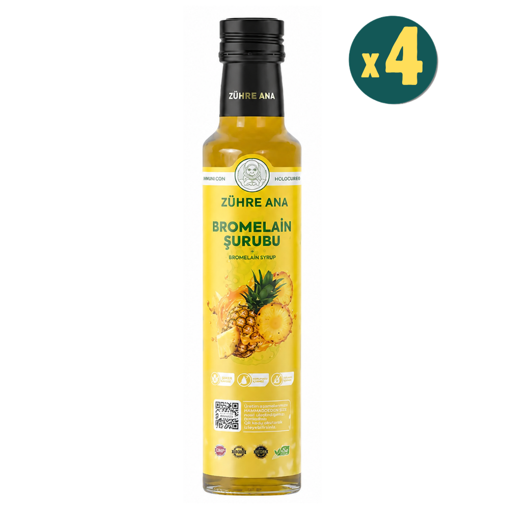 Zühre Ana Bromelain Şurubu 250 ml 4 Adet Fiyatları - Modern Eczane