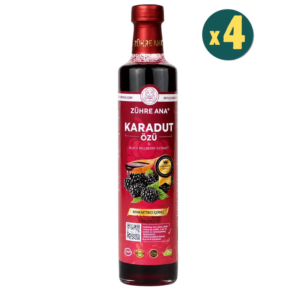 Zühre Ana Karadut Özü 670 gr 4 Adet Fiyatları - Modern Eczane
