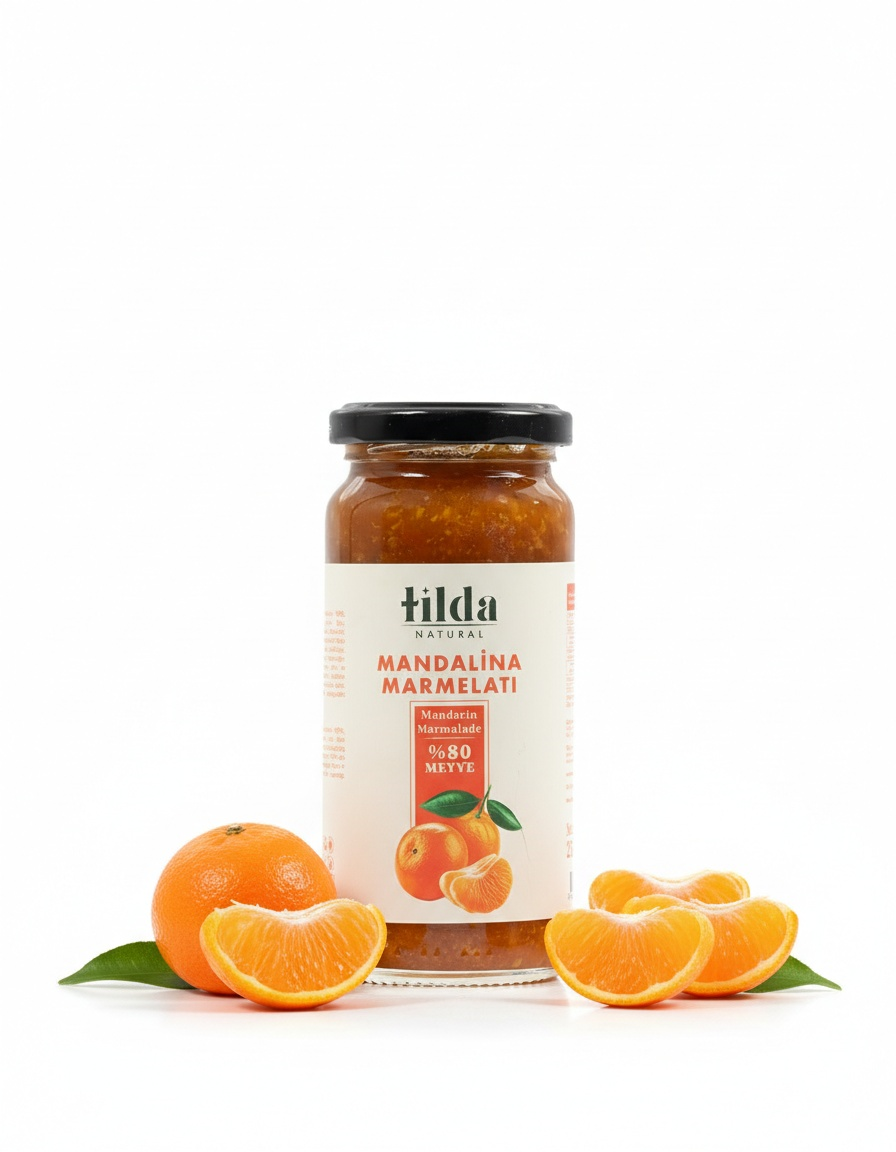 Mandalina Marmelatı (%80 Meyve) – 250 g
