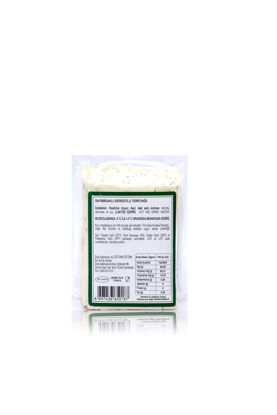 Sarımsaklı Dereotlu Tereyağı-350 gr