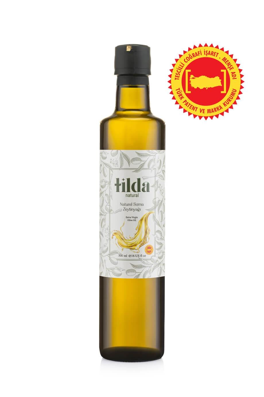 Soğuk Sıkım Natürel Sızma Zeytinyağı – 500 ml