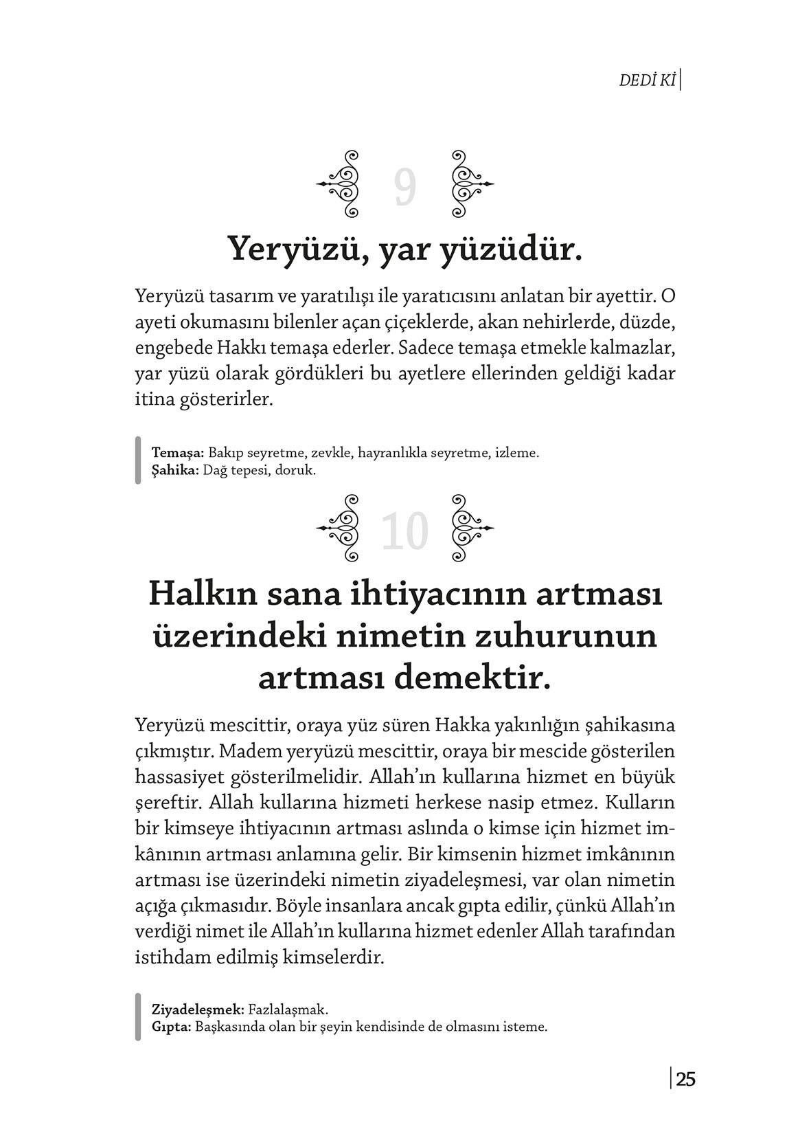 365 İzahlı Özlü Söz Dedi Ki - Mehmet Lütfi Arslan