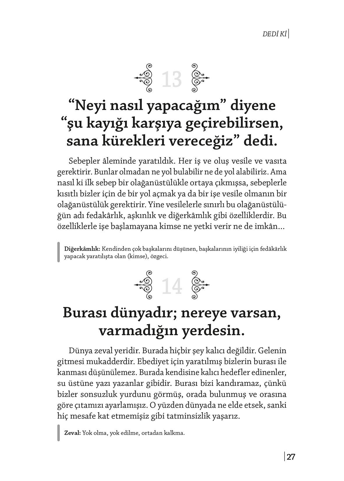 365 İzahlı Özlü Söz Dedi Ki - Mehmet Lütfi Arslan