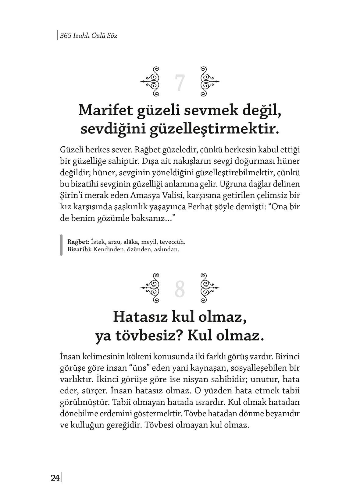 365 İzahlı Özlü Söz Dedi Ki - Mehmet Lütfi Arslan