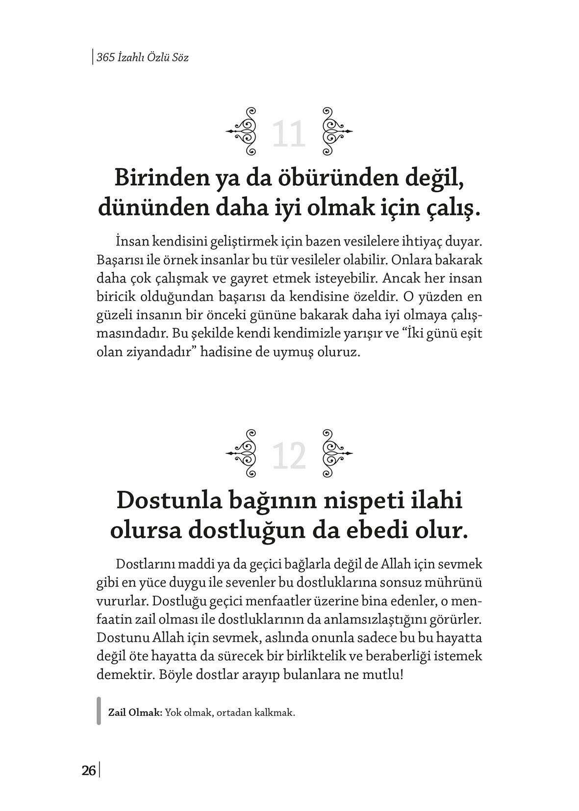 365 İzahlı Özlü Söz Dedi Ki - Mehmet Lütfi Arslan