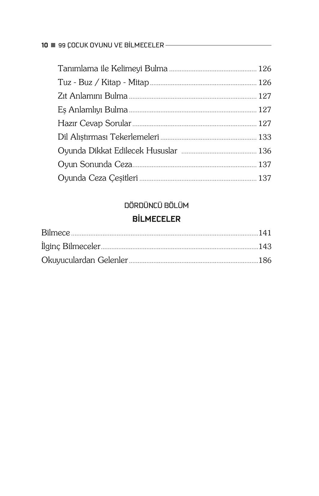 99 Çocuk Oyunu ve Bilmeceler - Şerife Tortop