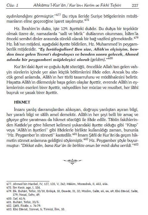 Ahkamu'l Kur'an (10 Cilt Takım) - Prof. Dr. Hamdi Döndüren